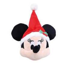 Imagem de ENFEITE CABEÇA MINNIE COM GORRO DISNEY 15X20X15CM - CROMUS  - Cromus Embalagens Ind. E Com. Ltda