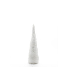 Imagem de ÁRVORE DECORATIVA DE ISOPOR E PLÁSTICO COR BRANCO 31CM - TOK DA CASA  - Store Mania Comercio E Importacao Ltda