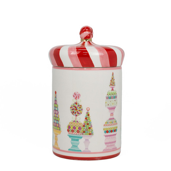 Imagem PORTA MACAROONS CANDY DOCE MEL CANDY GOURMAND 15,3X15,3X26,3CM - PORTLAND 