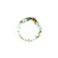 Imagem de PRATO PARA SOBREMESA EM PORCELANA COM FLORES 15CM - TOK DA CASA  - Store Mania Comercio E Importacao Ltda