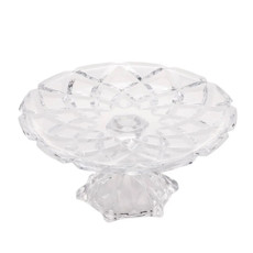 Imagem de PRATO PARA BOLO DE CRISTAL DELI DIAMOND 30,5CM X 14,5CM - LYOR - Coliseu Presentes Ltda