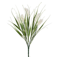 Imagem de BUQUÊ FOLHAS LAVANDA X5 BRANCO 9X34CM - GRILLO 49153 - Grillo Ltda