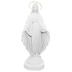 Imagem de ESCULTURA NOSSA SENHORA DAS GRAÇAS COR BRANCO 52CM - VIGORE  - Vigore Art Decor Eireli