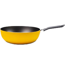 Imagem de FRIGIDEIRA WOK BRINOX FUN COLORS ANTIADERENTE 24CM 2,3L MOSTARDA - Brinox Metalurgica Sa
