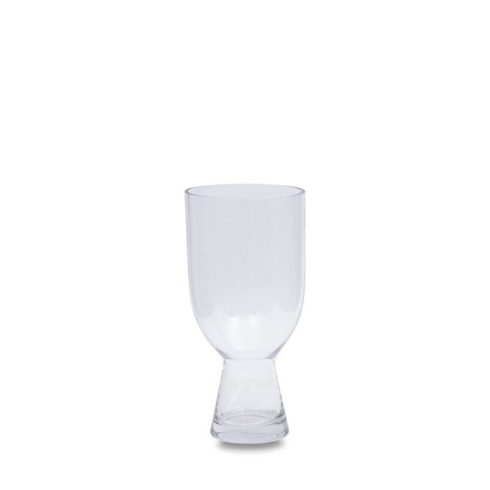 Imagem VASO DECORATIVO EM VIDRO LINHA CRISTAL A29 X L14 X P14CM- KZ 