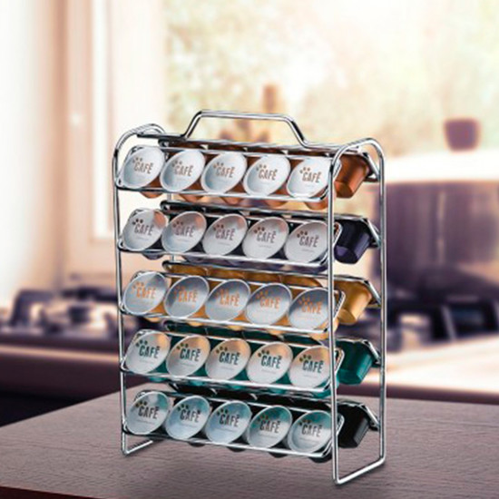 Imagem ORGANIZADOR PARA 50 CÁPSULAS DE CAFÉ COMPATÍVEL COM  NESPRESSO - FUTURE 