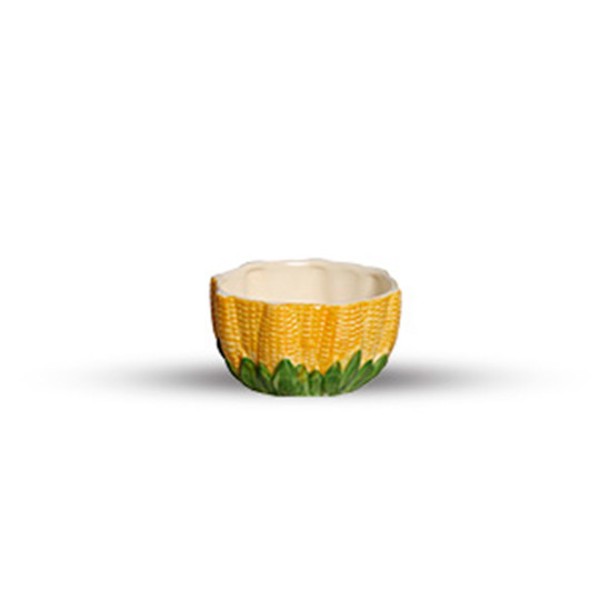 Imagem CONJUNTO DE BOWL CORN DECORADO EM CERÂMICA COM MILHOS 6 UNIDADES 