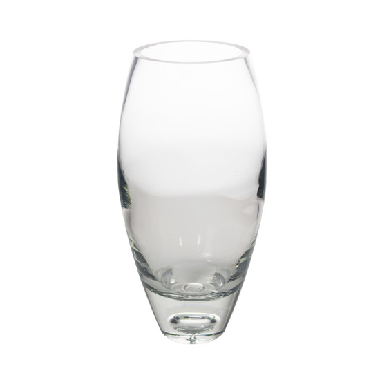 Imagem VASO DECORATIVO EM VIDRO TRANSPARENTE 15X12X32CM - GRILLO 54754