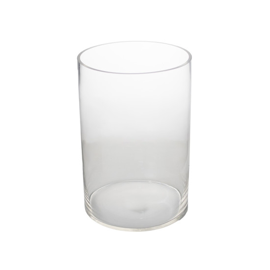 Imagem VASO DECORATIVO EM VIDRO TRANSPARENTE 20X20X30CM - GRILLO 55125