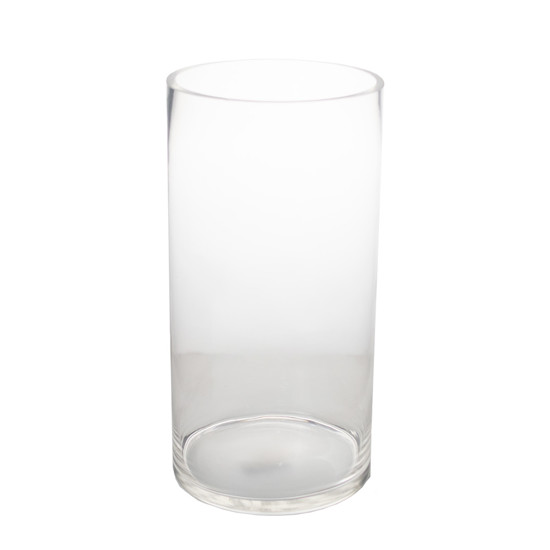 Imagem VASO DECORATIVO EM VIDRO TRANSPARENTE 20X20X40CM - GRILLO 55123