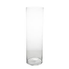 Imagem de VASO DECORATIVO EM VIDRO TRANSPARENTE 15X15X50CM - GRILLO 55119 - Grillo Ltda