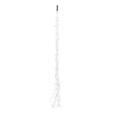 Imagem de CORDÃO 160 LEDS PEROLAS CLARO FIO PRATA 127V/220V 200CM - CROMUS - Cromus Embalagens Ind. E Com. Ltda