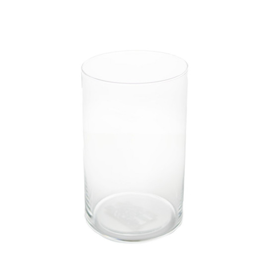 Imagem VASO DECORATIVO DE VIDRO TRANSPARENTE 12X12X20CM - GRILLO 54211