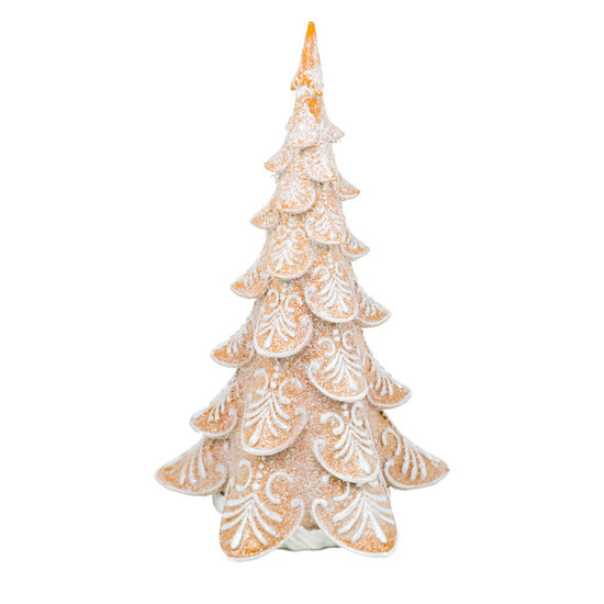 Imagem MINI ÁRVORE DECORATIVA DE NATAL GINGERBREAD COM LED MOVIDO A PILHAS 43CM - CROSS 