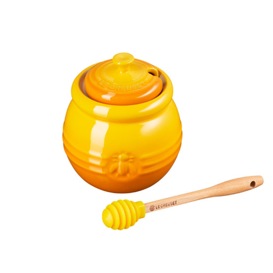 Imagem POTE PARA MEL 450ML NECTAR EM CERÂMICA 15X13X13CM - LE CREUSET