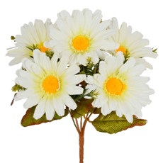 Imagem de BUQUÊ GERBERA X5 CREME 20X30CM - GRILLO 53547 - Grillo Ltda