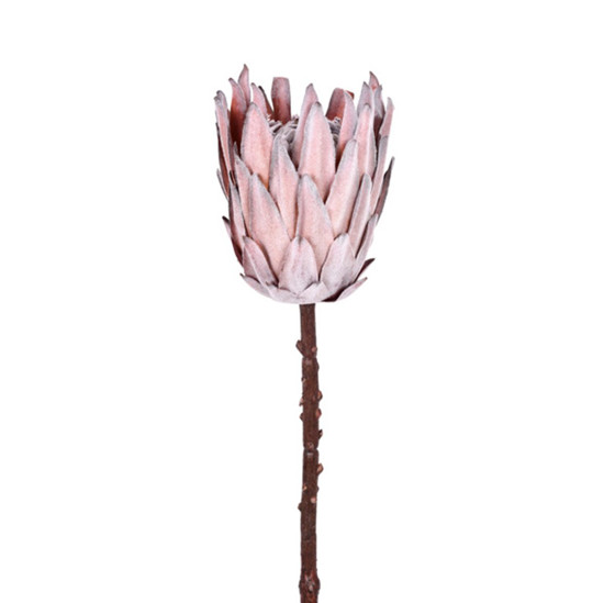 Imagem HASTE PROTEA FLOCADA LARANJA OUTONO 16X56CM GRILLO 55373