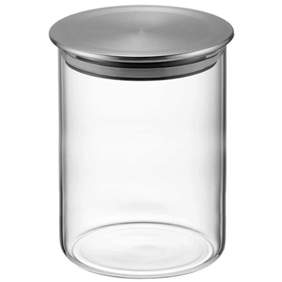 Imagem POTE VIDRO TAMPA HERMÉTICA BOROSSILICATO E INOX 550ML LYOR