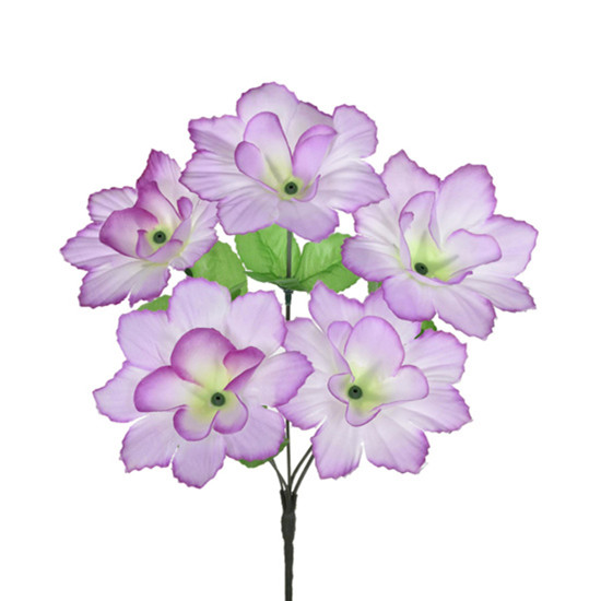 Imagem HASTE BUQUÊ DE DÁLIA LAVANDA DECORATIVO EM PLÁSTICO MOLDÁVEL 33X23 CM - GRILLO 49712
