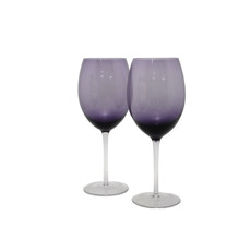 Imagem de JOGO DE TAÇAS PARA ÁGUA HOME&CO OPUS VIDRO 590ML 23X9X9CM VIOLETA - 2 UNIDADES - Gs Comercio Internacional Ltda