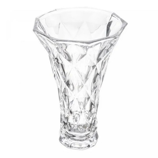 Imagem VASO DECORATIVO DE VIDRO DIAMOND 15CM X 25CM