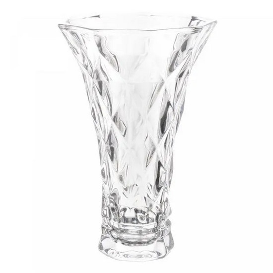 Imagem VASO DECORATIVO DE VIDRO DIAMOND 15CM X 25CM