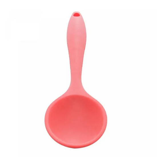 Imagem COLHER PARA SERVIR DE SILICONE VERMELHA 27,5CM X 6,8CM