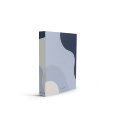 Imagem de BOOK BOX ORGANIC WAVE BLUE II30X23X3CM - Grupo Vinte Empreendimentos E Solucoes 