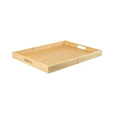 Imagem de BANDEJA COM ALÇAS SENSE 48 X 35 X 4CM EM BAMBU  - Martiplast Industria E Comercio De Plast