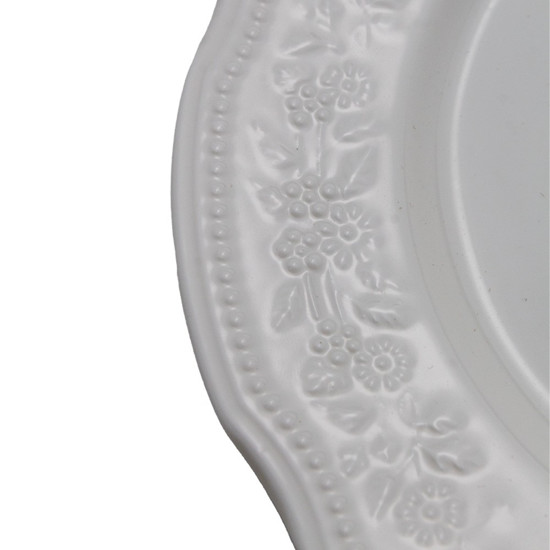 Imagem CONJUNTO DE PRATOS OARA SOBREMESA DE PORCELANA 10 PEÇAS OSLO 20CM 