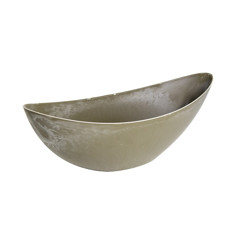 Imagem de VASO CANOA LEUCA P DE PLÁSTICO COR MUSGO 39X13X13CM - Floral Atlanta Ind E Com Ltda