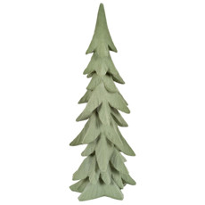 Imagem de ÁRVORE DE NATAL EM RESINA COR VERDE 15,5X44CM - GRILLO 56847 - Grillo Ltda