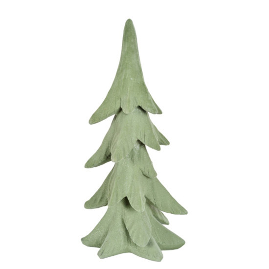 Imagem ÁRVORE DE NATAL EM RESINA COR VERDE 13,5X29CM- GRILLO 56848