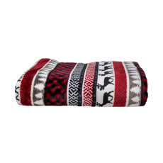 Imagem de MANTA FLANELADA/SHERPA 130X150CM ESTAMPA NATALINA - YANGZI - Yangzi Brasil Corporation S A 