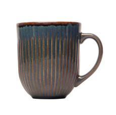 Imagem de CANECA DE CERÂMICA LINEAR AZUL 380ML - Coliseu Presentes Ltda