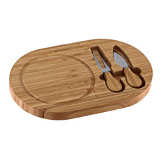 Imagem de CONJUNTO 3 PEÇAS TÁBUA PARA QUEIJO EM BAMBU 28X18 CM - Yangzi Brasil Corporation S A 