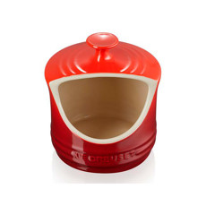 Imagem de PORTA SAL EM CERÂMICA VERMELHO 13X12X12 CM - LE CREUSET - Le Creuset Do Brasil Ltda 