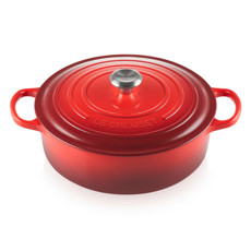 Imagem de PANELA RISOTTO VERMELHA EM FERRO FUNDIDO COM TAMPA 6,4L 16X40X32 CM LE CREUSET - Le Creuset Do Brasil Ltda 