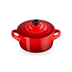 Imagem de MINI COCOTTE EM CERÂMICA VERMELHO COM TAMPA 250ML  8X14X11 CM - LE CREUSET - Le Creuset Do Brasil Ltda 