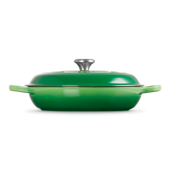 Imagem CAÇAROLA COM TAMPA EM FERRO FUNDIDO VERDE BAMBOO 3,5L 13,5X30X30 CM LE CREUSET