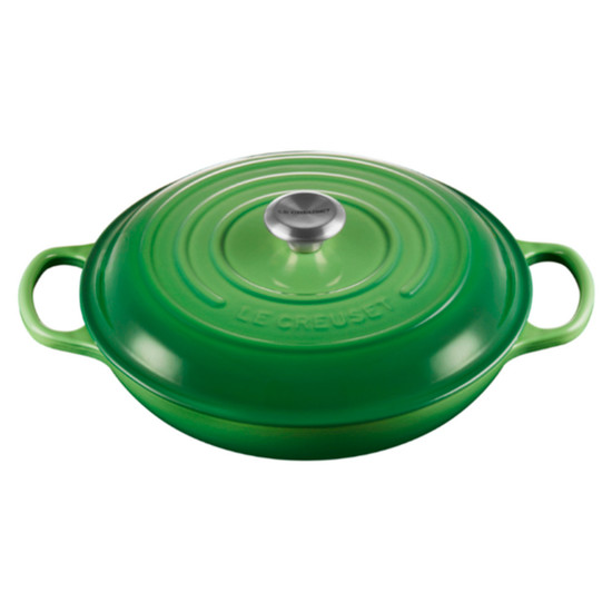 Imagem CAÇAROLA COM TAMPA EM FERRO FUNDIDO VERDE BAMBOO 3,5L 13,5X30X30 CM LE CREUSET