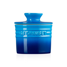 Imagem de PORTA MANTEIGA EM CERÂMICA 170ML AZURE BLUE 10,7X9,9 CM - LE CREUSET - Le Creuset Do Brasil Ltda 