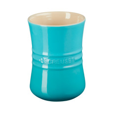 Imagem de PORTA UTENSÍLIOS EM CERÂMICA AZUL CARIBE 1,1L 16X11X11 CM - LE CREUSET - Le Creuset Do Brasil Ltda 