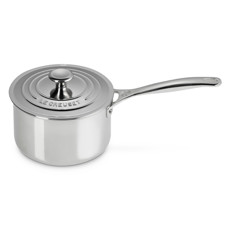 Imagem de PANELA MOLHEIRA SIGNATURE EM AÇO INOX 3-PLY 2,8L  11,3X20,5X18 CM - LE CREUSET - Le Creuset Do Brasil Ltda 