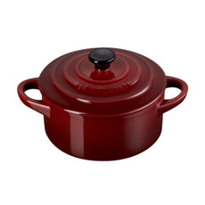 Imagem de MINI COCOTTE EM CERÂMICA MARROM RHONE COM TAMPA 250ML  8X14X11 CM - LE CREUSET - Le Creuset Do Brasil Ltda 