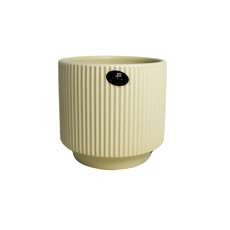 Imagem de VASO DECORATIVO EM CERÂMICA AMARELO CREME 12X13 CM - GRILLO 968495 - Grillo Ltda