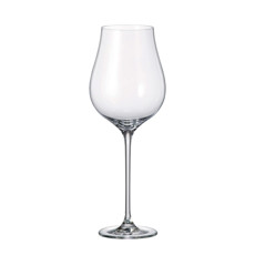 Imagem de JOGO DE 6 TAÇAS PARA VINHO BRANCO 400ML EM CRISTAL 23X8X8 CM - BOHEMIA - Full Fit Industria Importacao E Comercio Ltda.