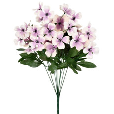 Imagem de BUQUÊ DECORATIVO DE DOGWOOD LAVANDA EM PLÁSTICO MOLDÁVEL 54X32 CM - GRILLO - Grillo Ltda