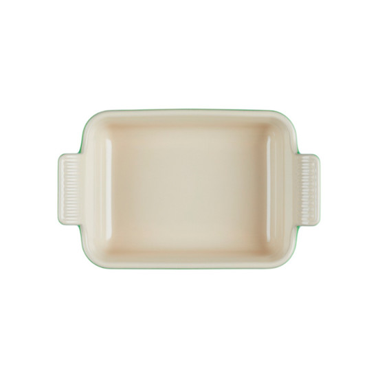 Imagem TRAVESSA RETANGULAR HERITAGE BAMBOO GREEN EM CERÂMICA 32X20X8CM - LE CREUSET