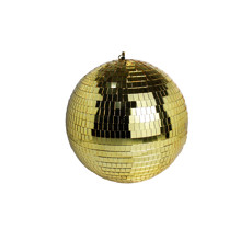 Imagem de BOLA NATALINA DECORATIVA DOURADA 32X27CM - GRILLO 58863 - Grillo Ltda